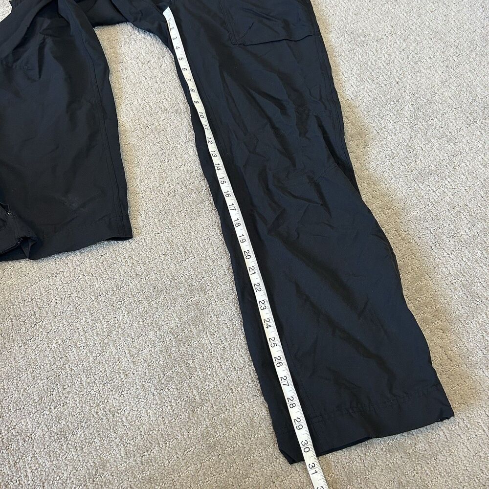 REI Pants Women's 8 Black Nylon UPF 50 Hiking Outdoor Gorpcore Ankle Zip Fishing - Picture 13 of 13